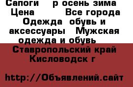 Сапоги 35 р.осень-зима  › Цена ­ 700 - Все города Одежда, обувь и аксессуары » Мужская одежда и обувь   . Ставропольский край,Кисловодск г.